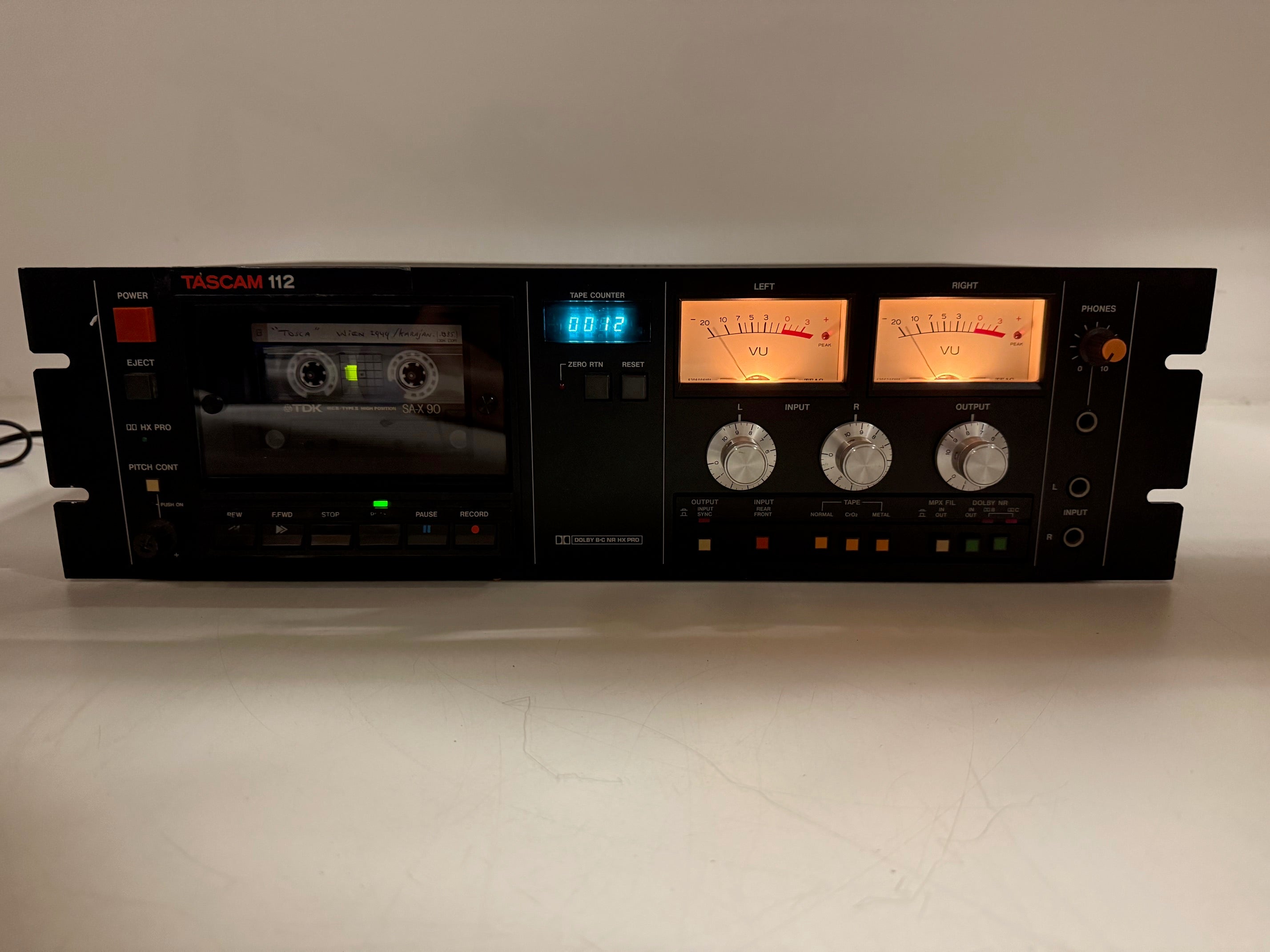 Tascam 112 Stereo Cassette Deck - Serviced