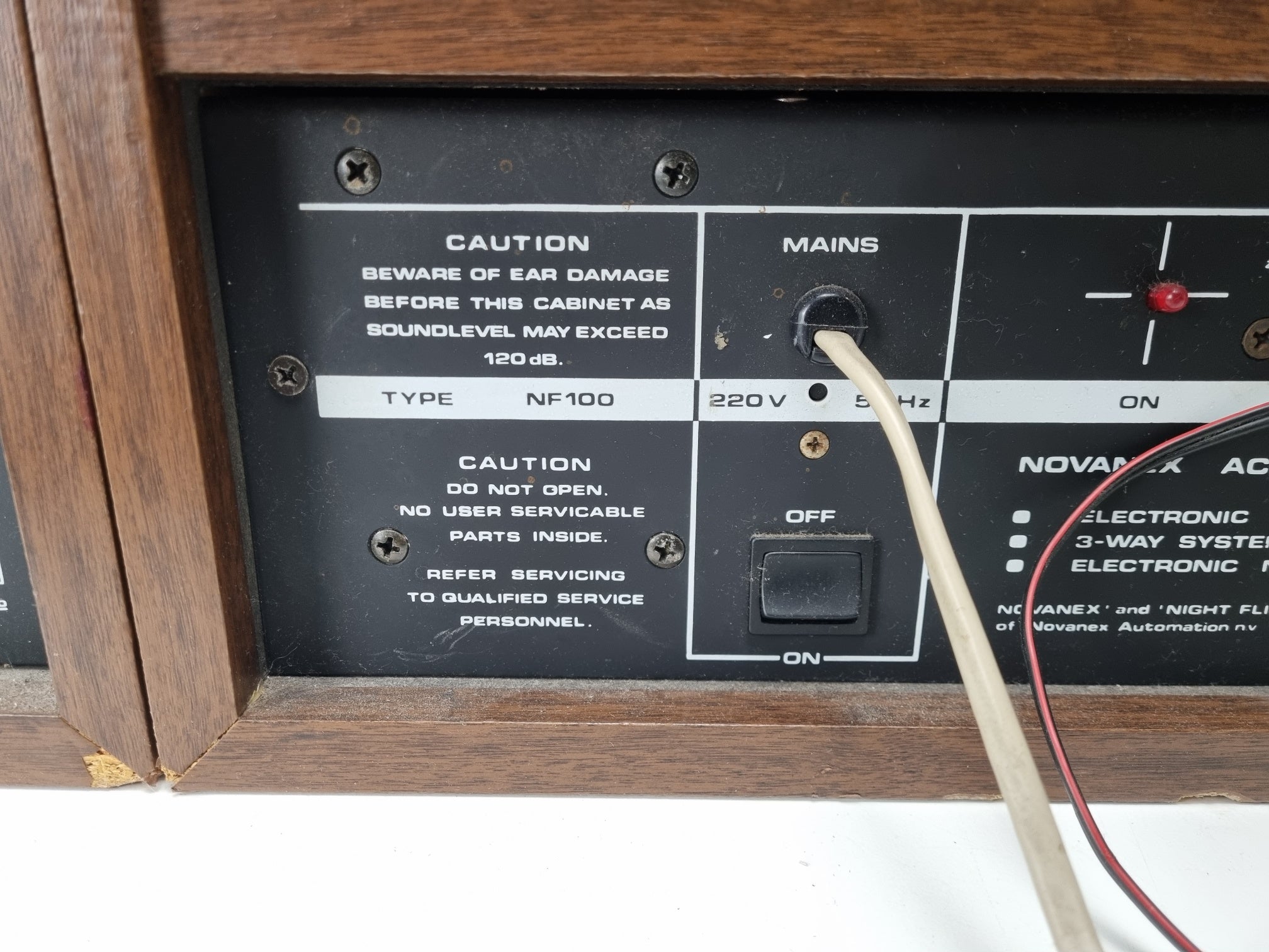 Novanex NF100 - Luidsprekers - Actieve Power Slave - Volledig werkend