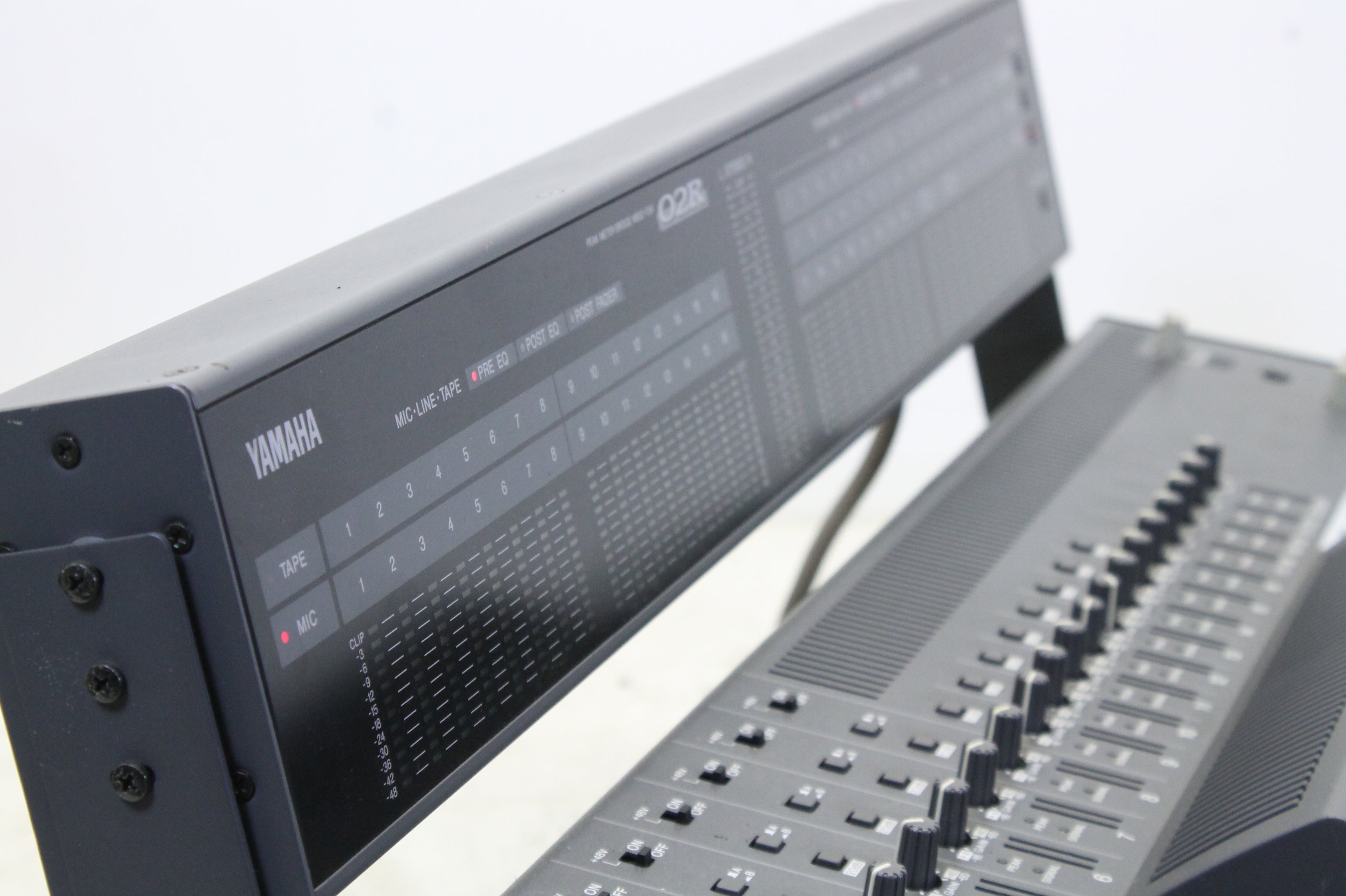 Yamaha 02R Digital Mixer with Meter Bridge and 2 ADAT Cards