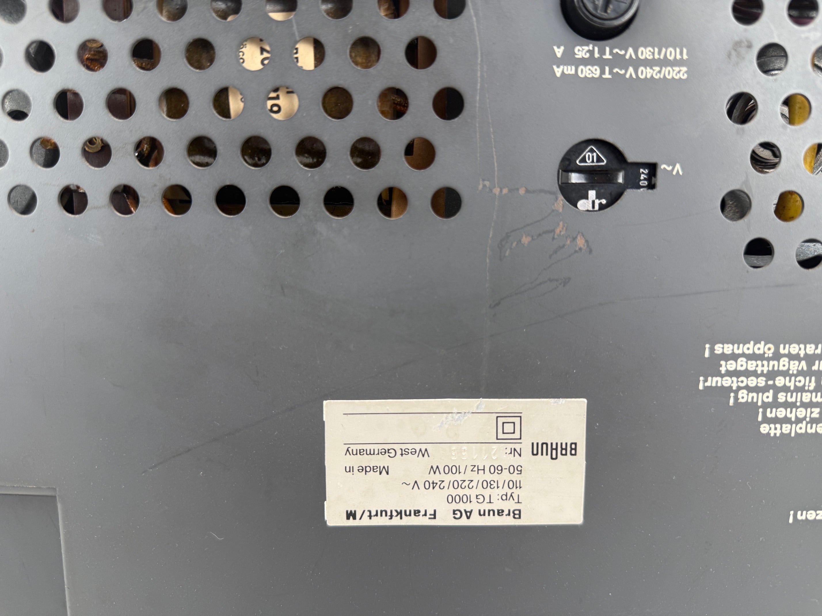 Braun TG 1000/4 Stereo 1/4''  Tape Deck - Serviced