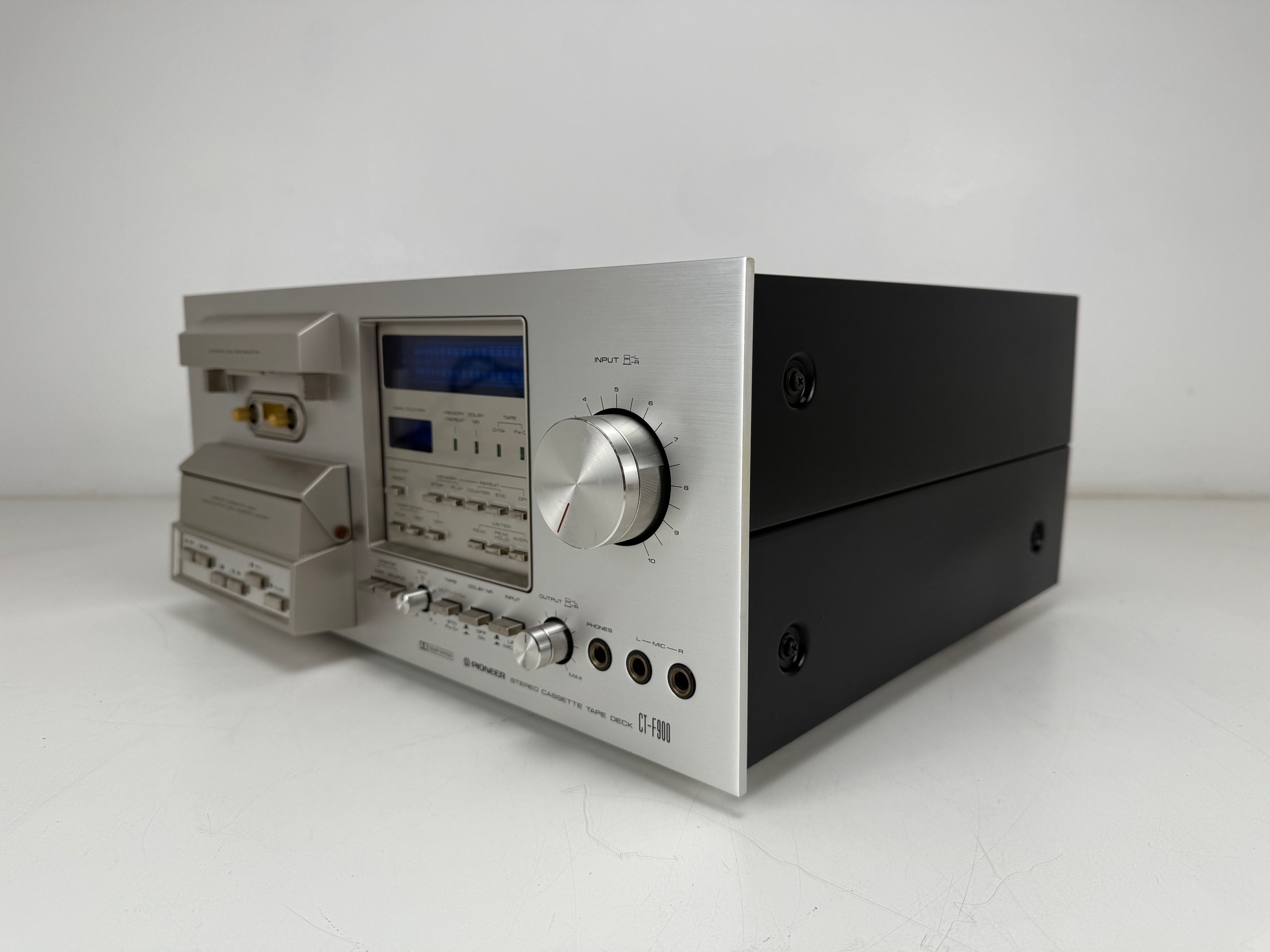 Pioneer CT-F900 3-kops Bleuline stereo cassettedeck - Onderhoud uitgevoerd