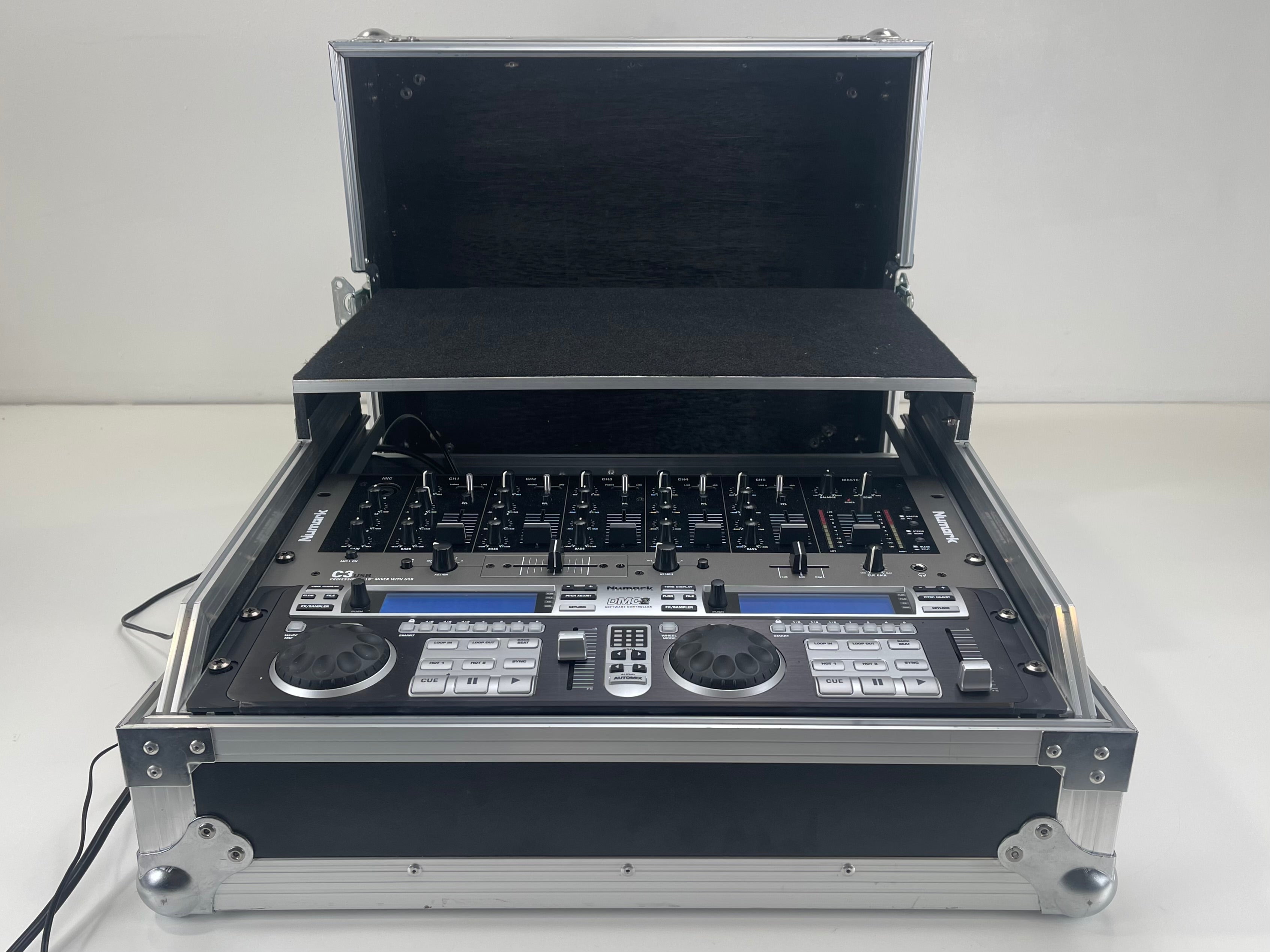 Numark C3 USB DJ Mixer - DMC 2 Software controller- In Flight Case
