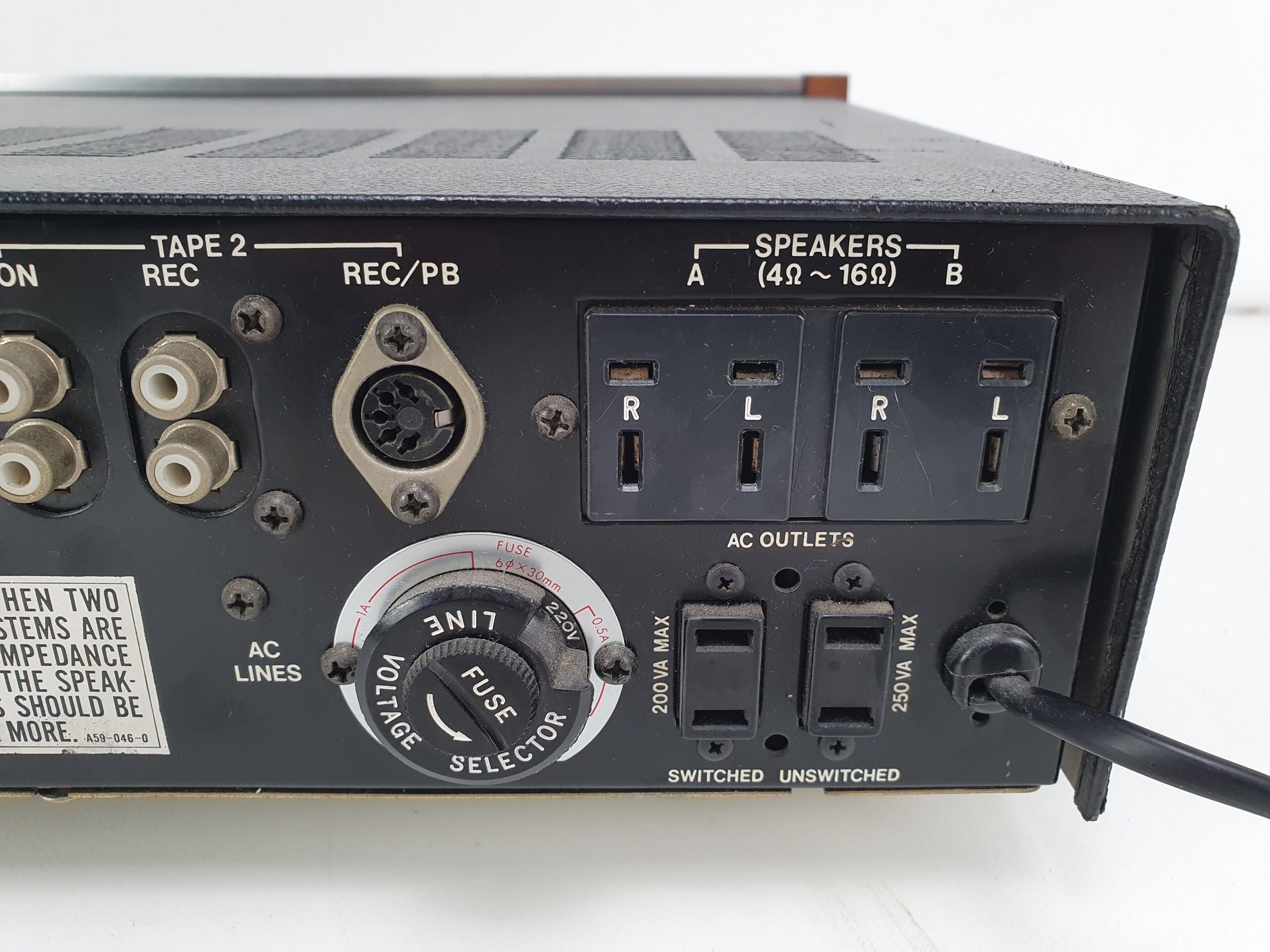 Pioneer SA-500A stereo versterker - Onderhoud uitgevoerd