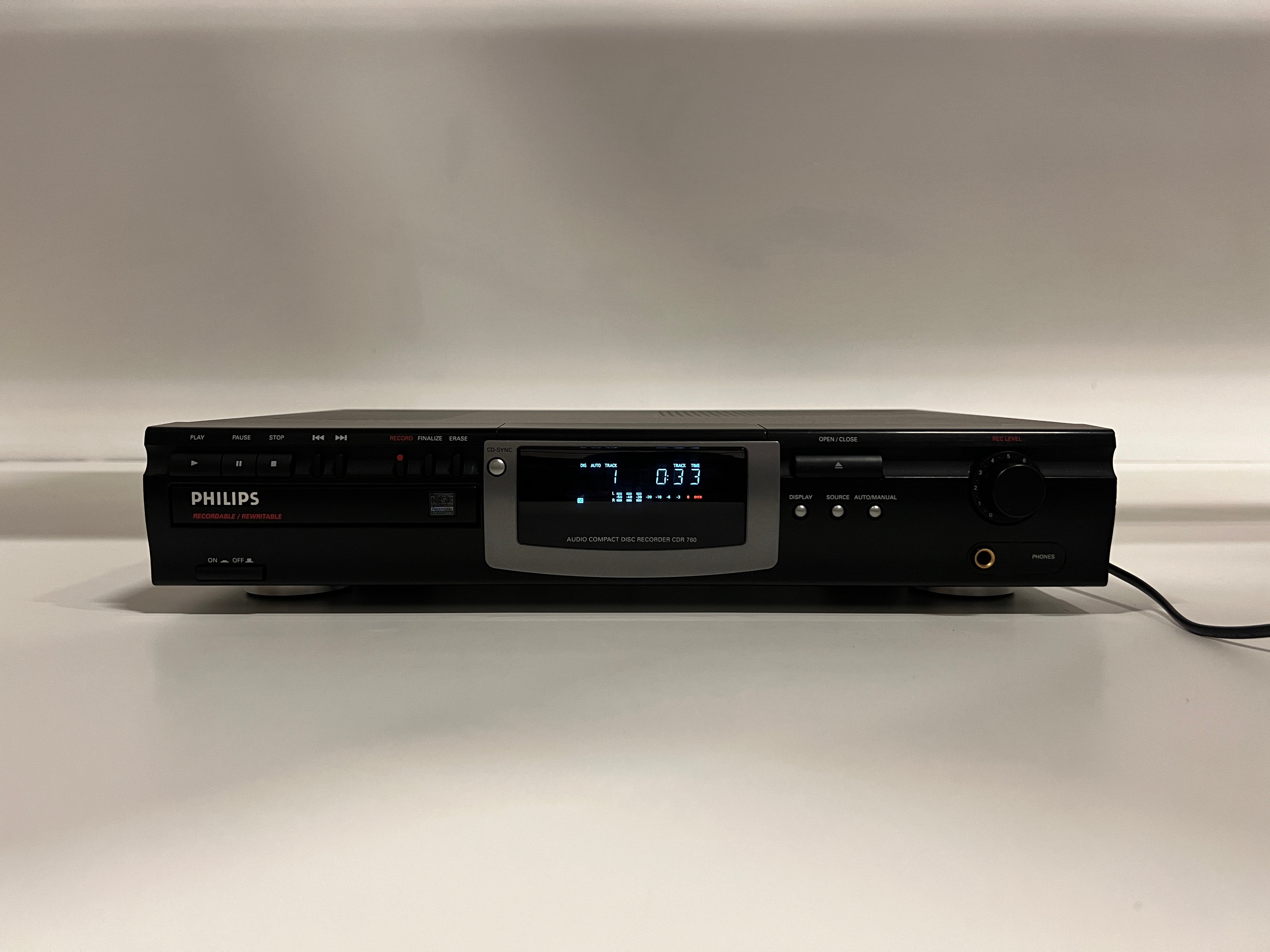Philips CDR-760 - CD-speler/recorder