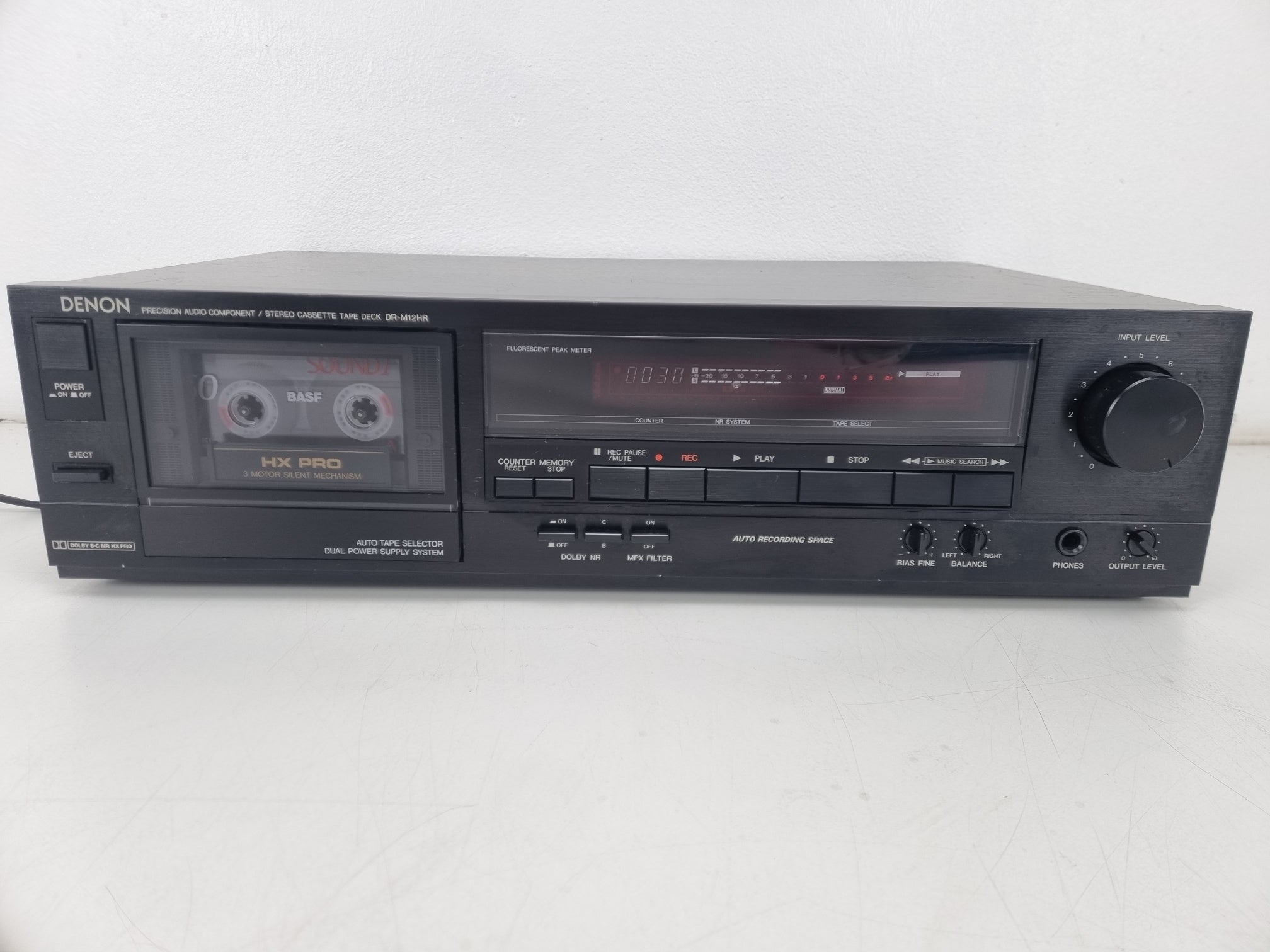 Denon DR-M12HR - Preccision Audio Component / Stereo Cassette Tape Deck
