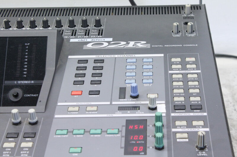 O2r Mixer Rear Yamaha 02R Digital Mixer with Meter Bridge and 2 ADAT Cards