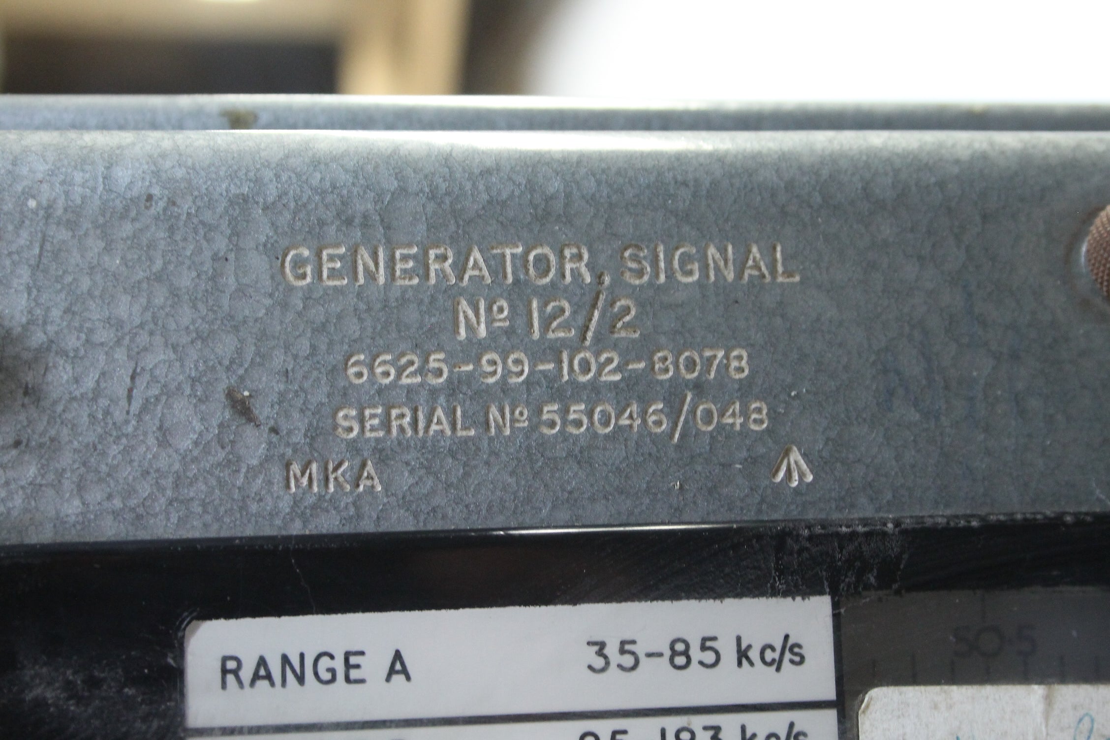 Signaalgenerator nr. 12/2 van de Marconi Company