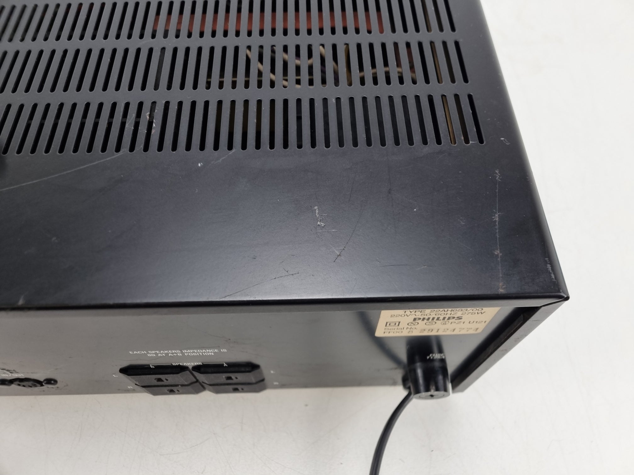 Philips AH-683- AM-FM STEREO RECEIVER- PotsCleaned - Replaced one switch - New lights