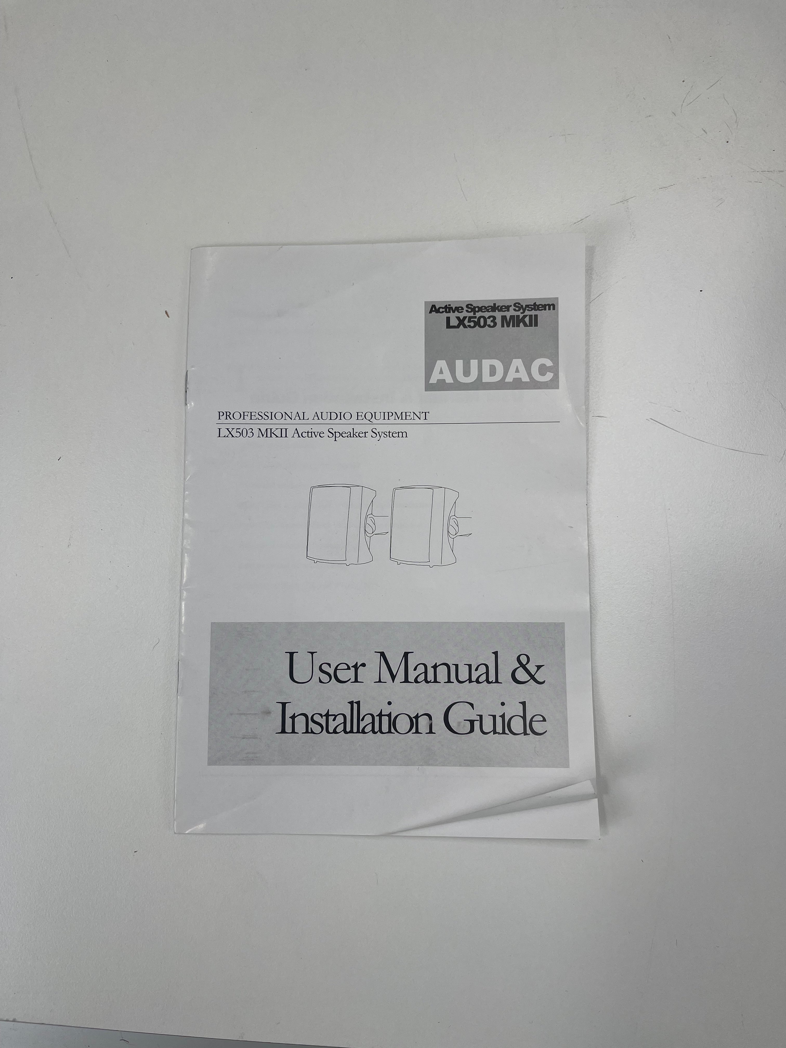 Audac LX 503 MK II - 3-weg - Actieve luidsprekers