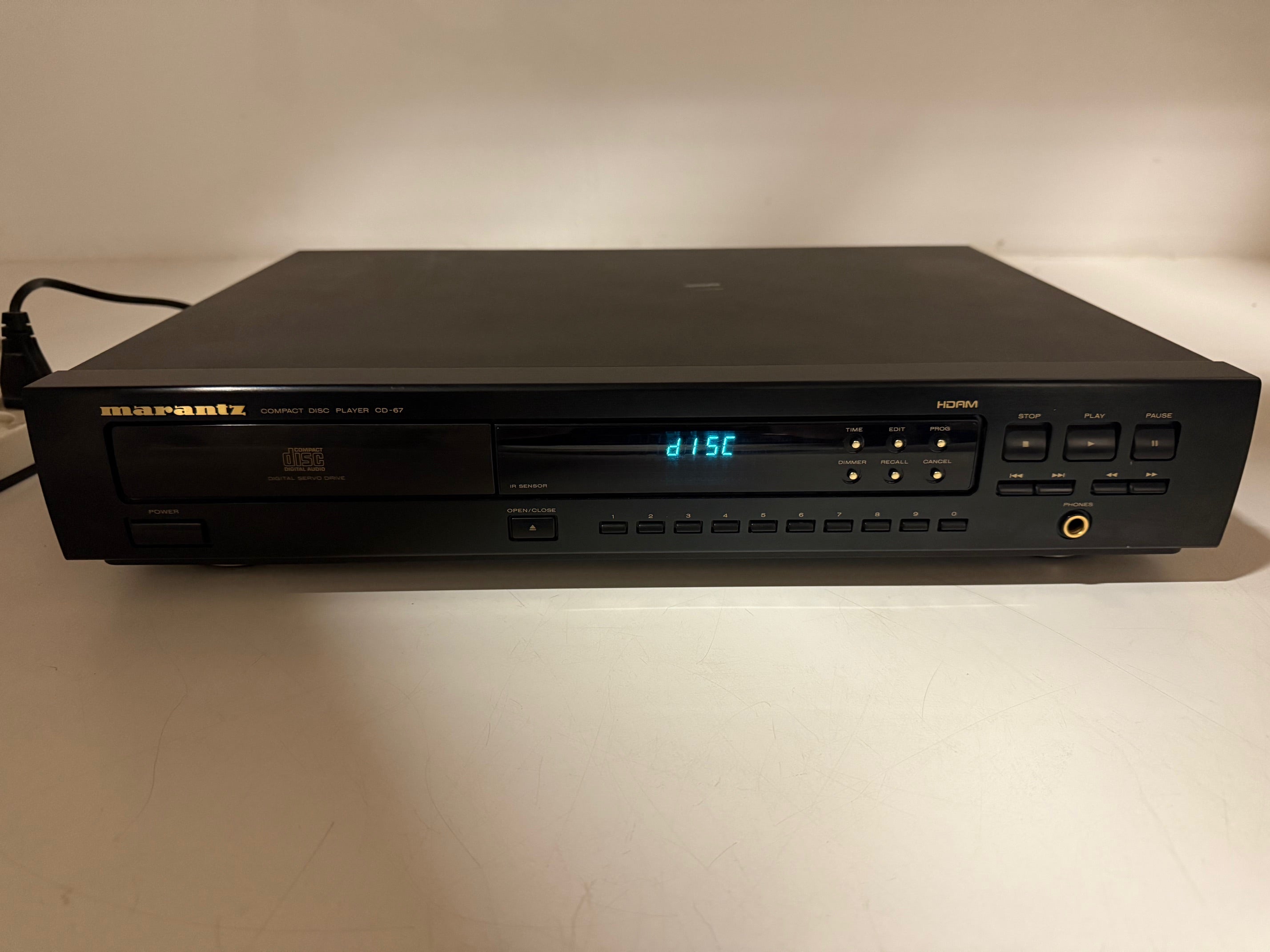 Marantz CD - 67 Compact Disc Player - Sold As Is