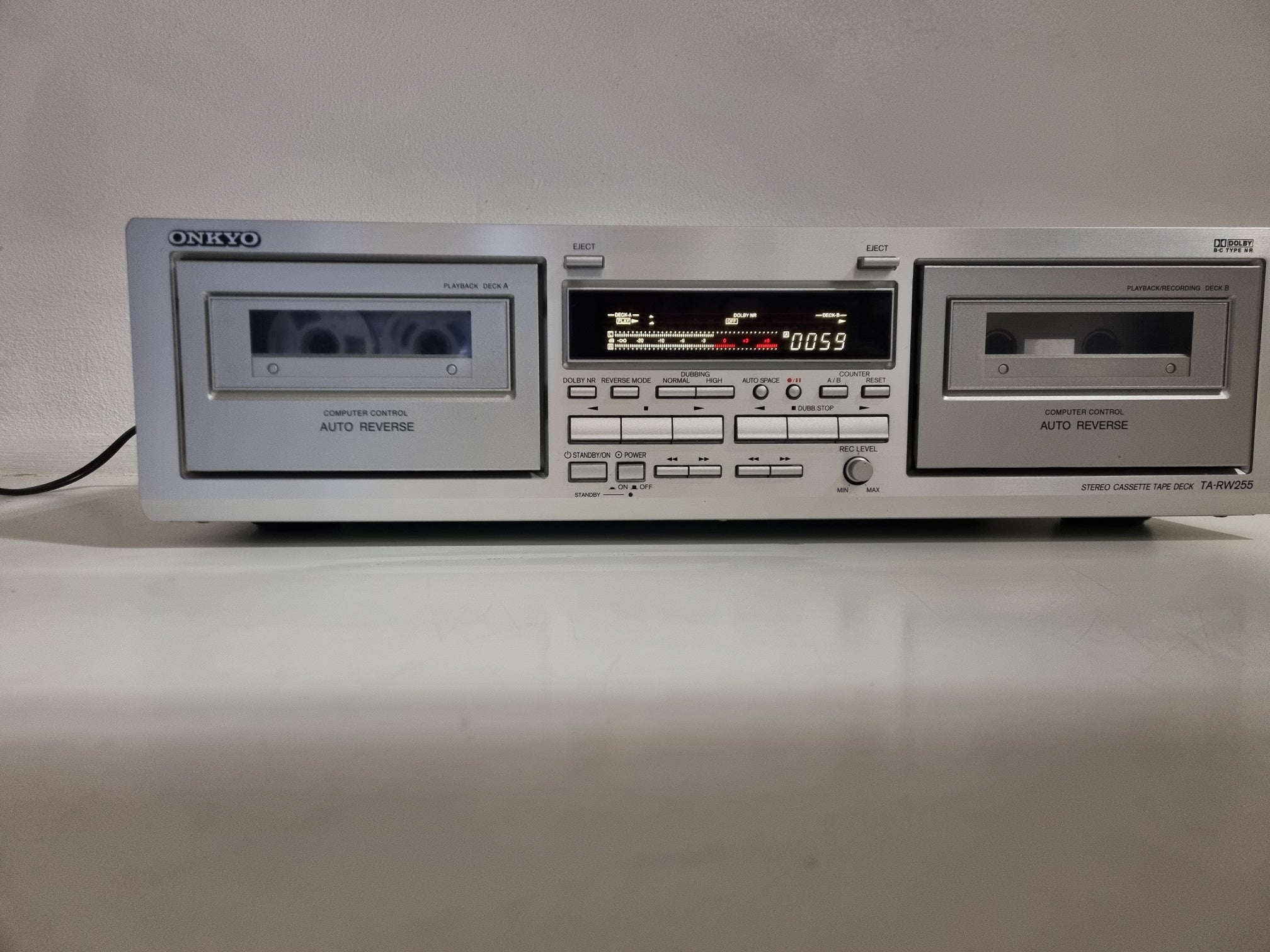 Onkyo TA-RW255 Stereo double Cassette Tape Deck - Great condition
