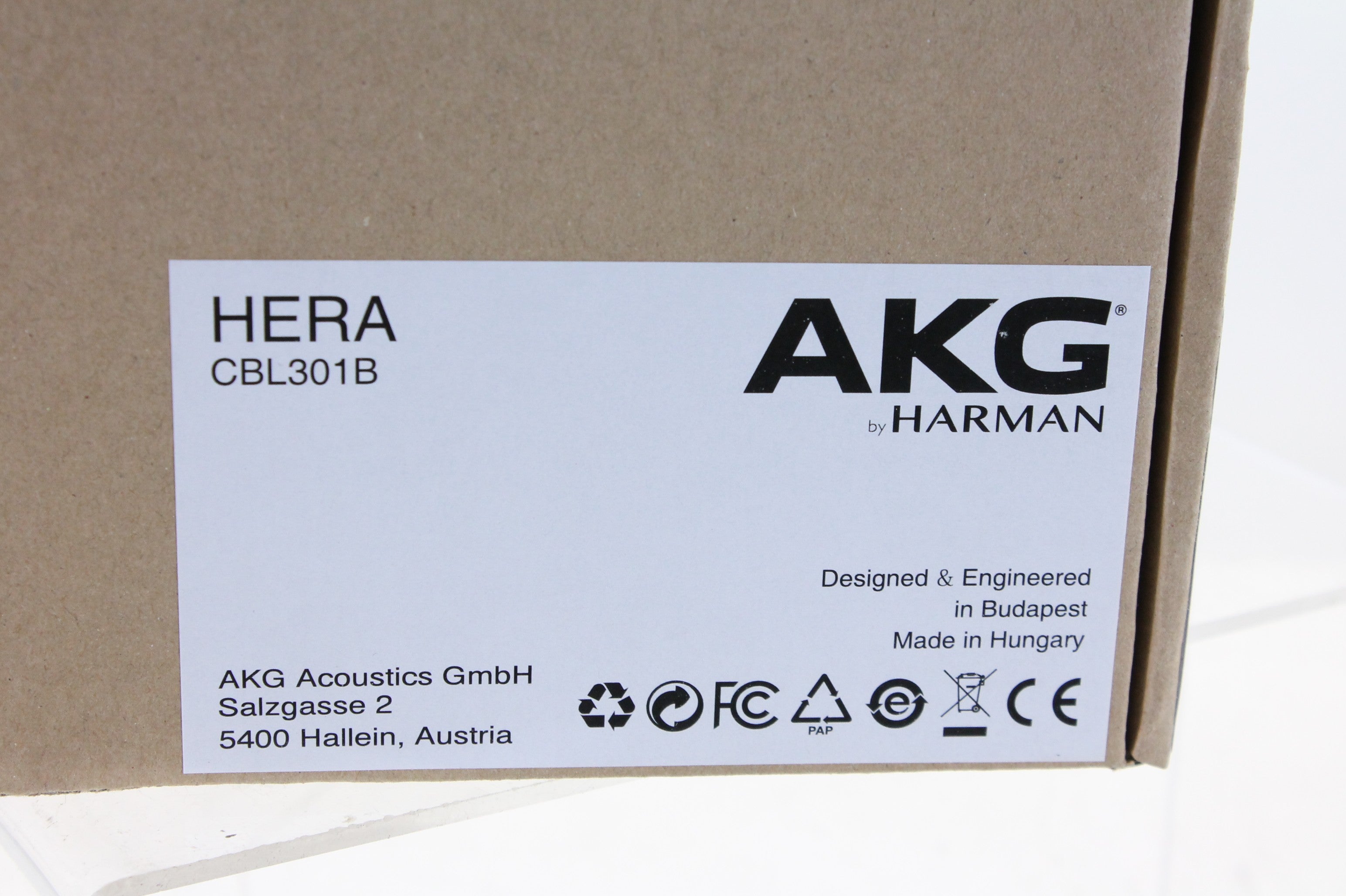 AKG CBL301 drievoudige element, platte grenslaagmicrofoon (zwart)