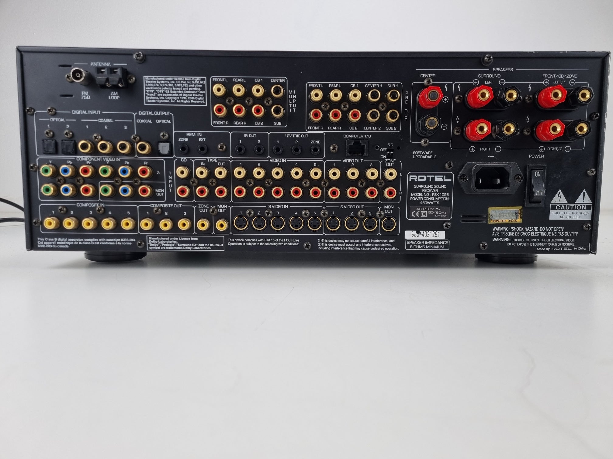 Rotel RSX-1056 - Surround Sound Receiver