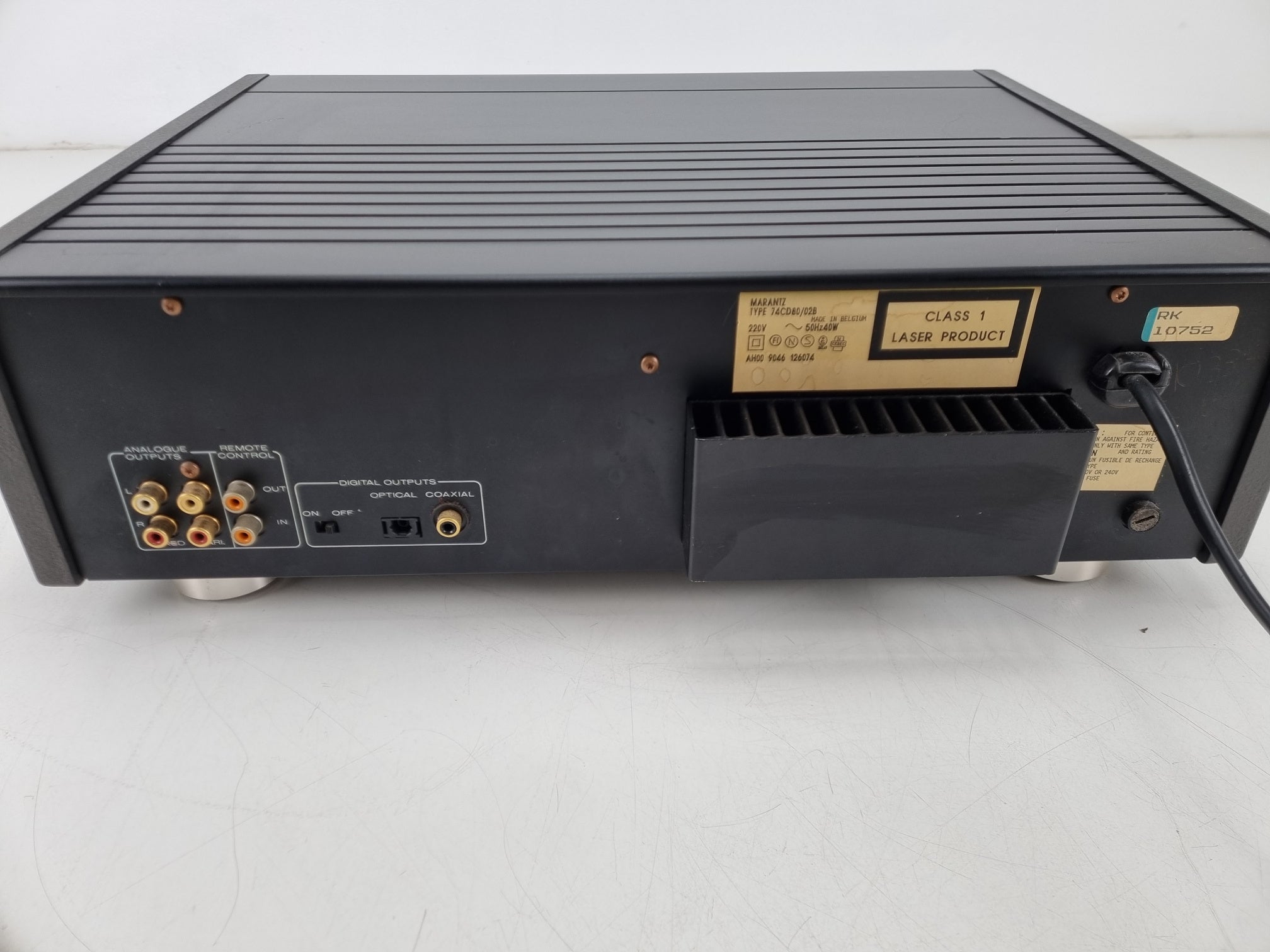 Marantz CD-80 Compact Disc Player - Remote control - High End