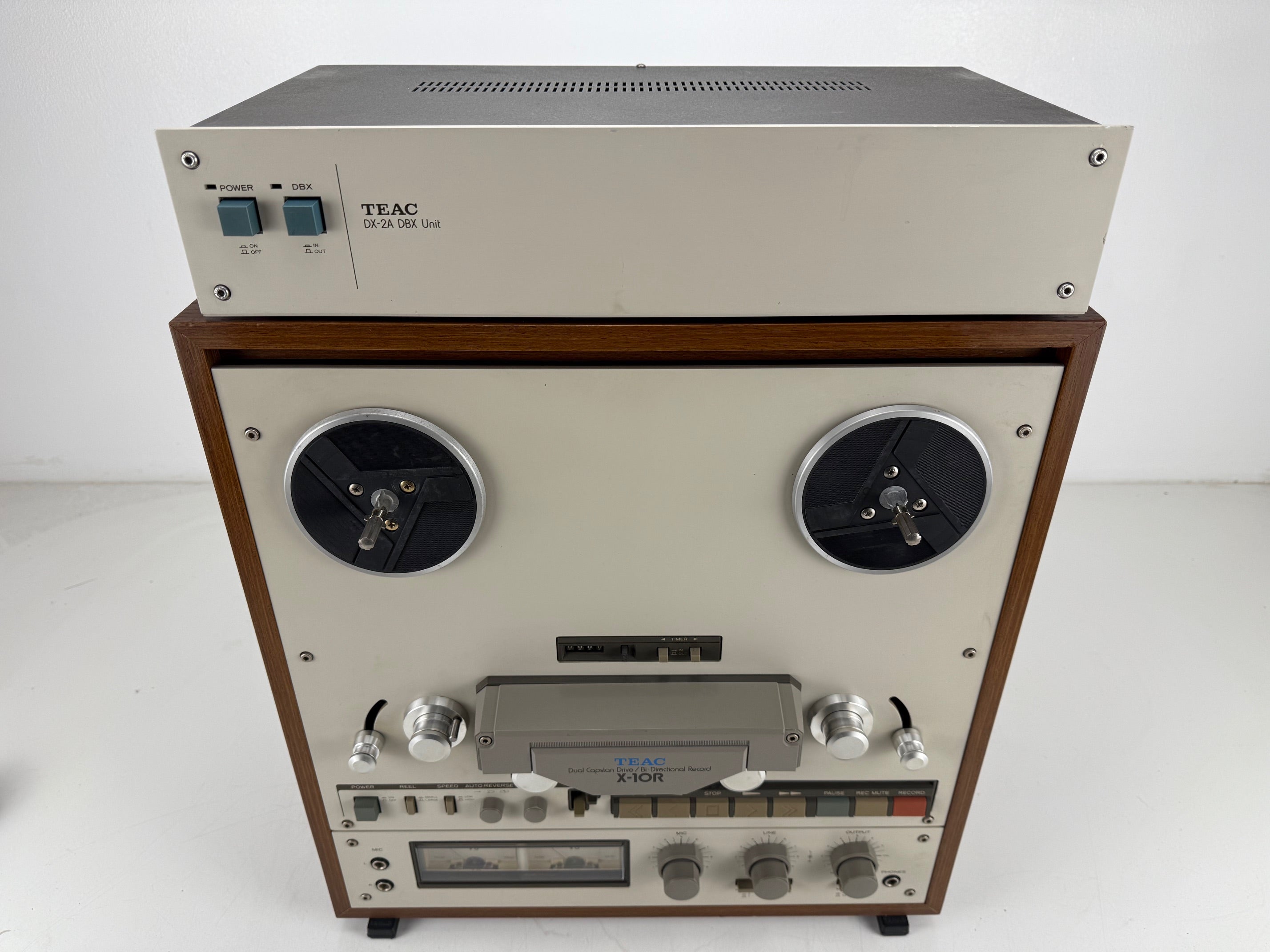 TEAC X - 10R Stereo 26cm Tape Deck & DBX - 2A noise reduction Unit - Serviced