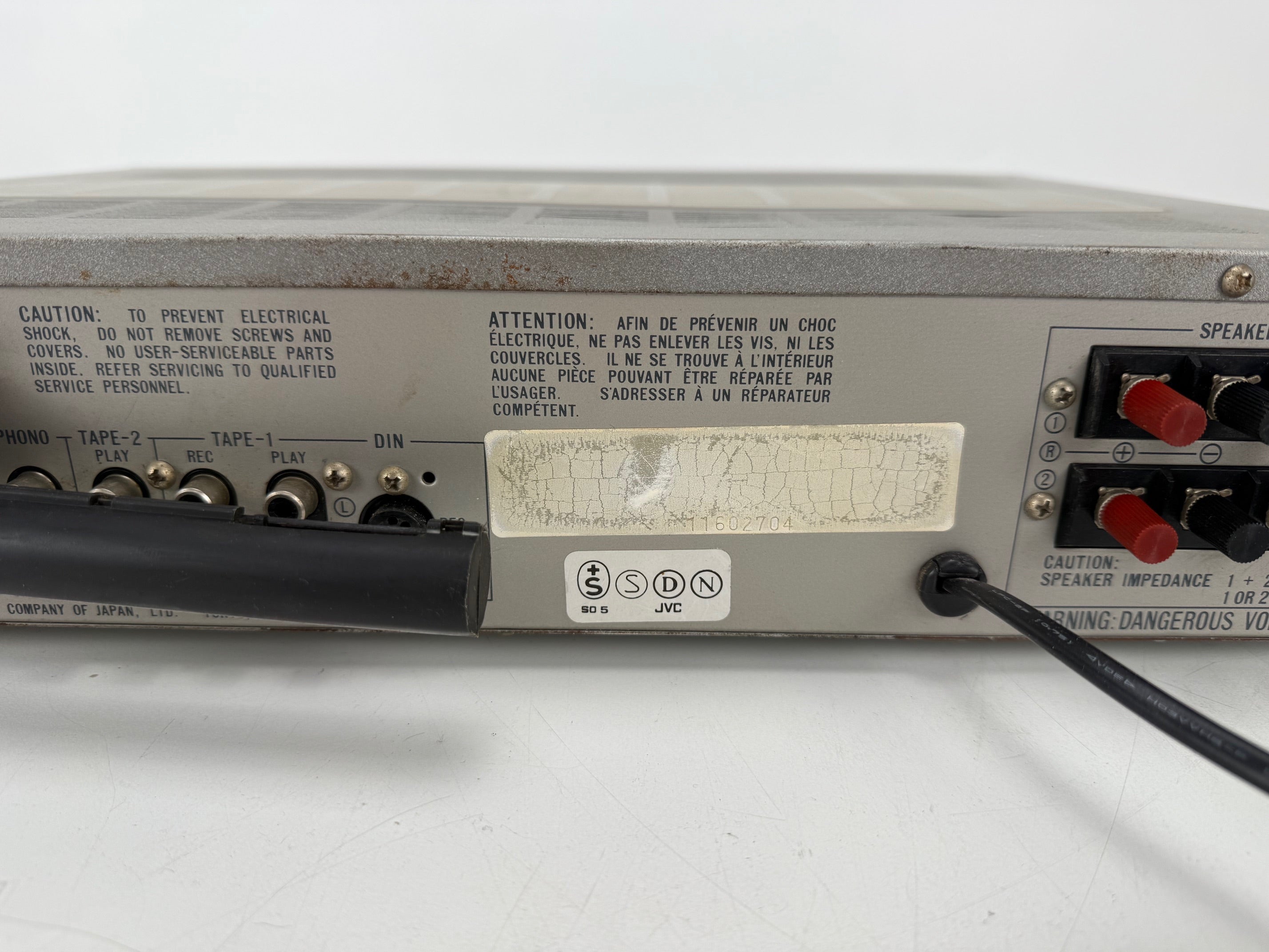 JVC R-2X Synthesizer Stereo Receiver