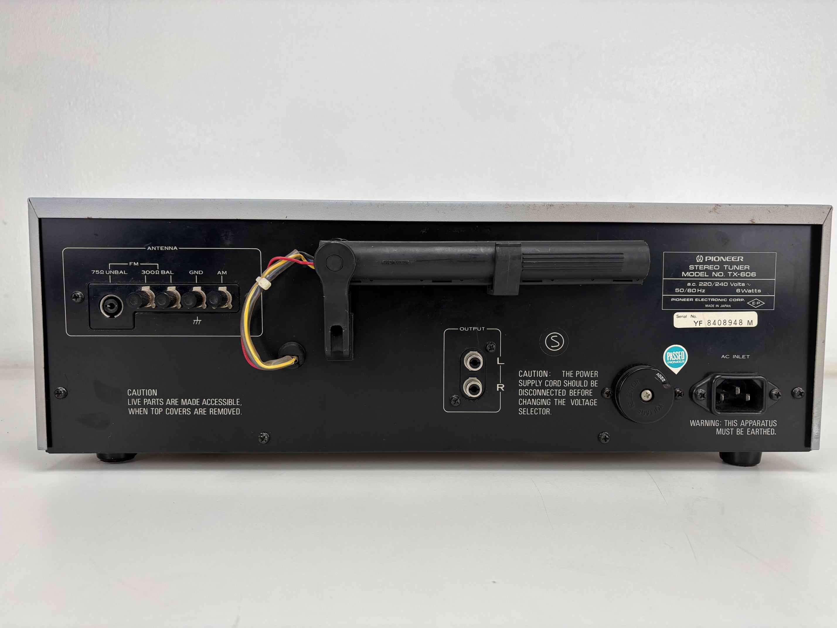 Pioneer TX - 606 stereo tuner