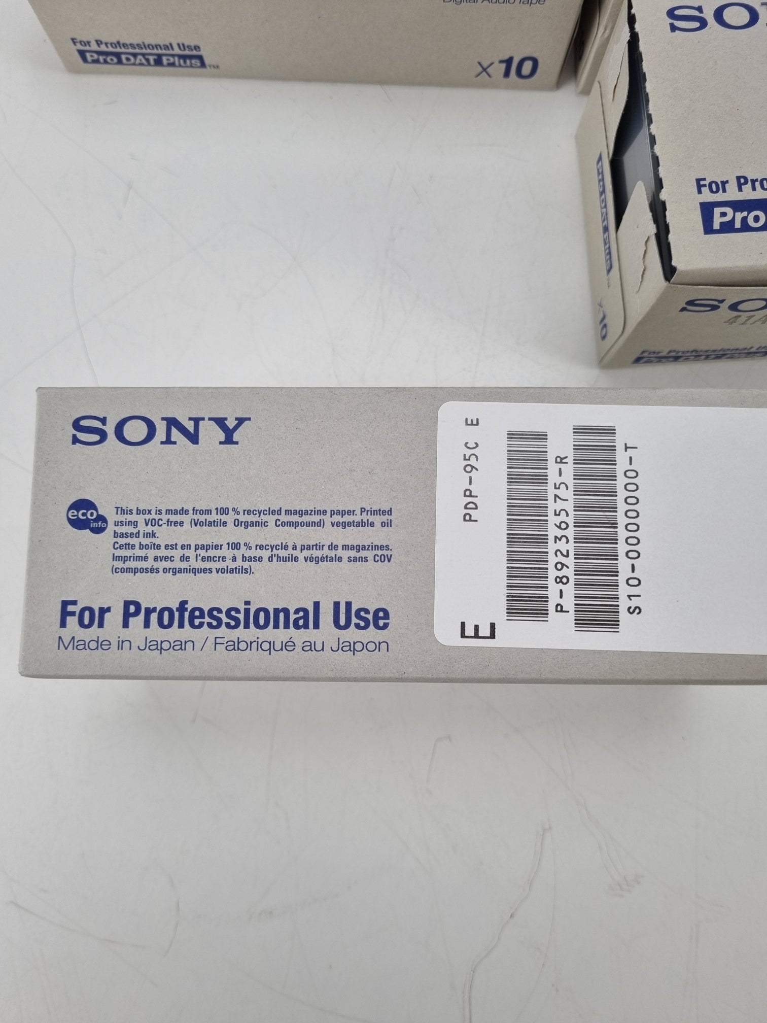 Sony PDP-95C - DAT audio tape - 10 in box - Sold per box!