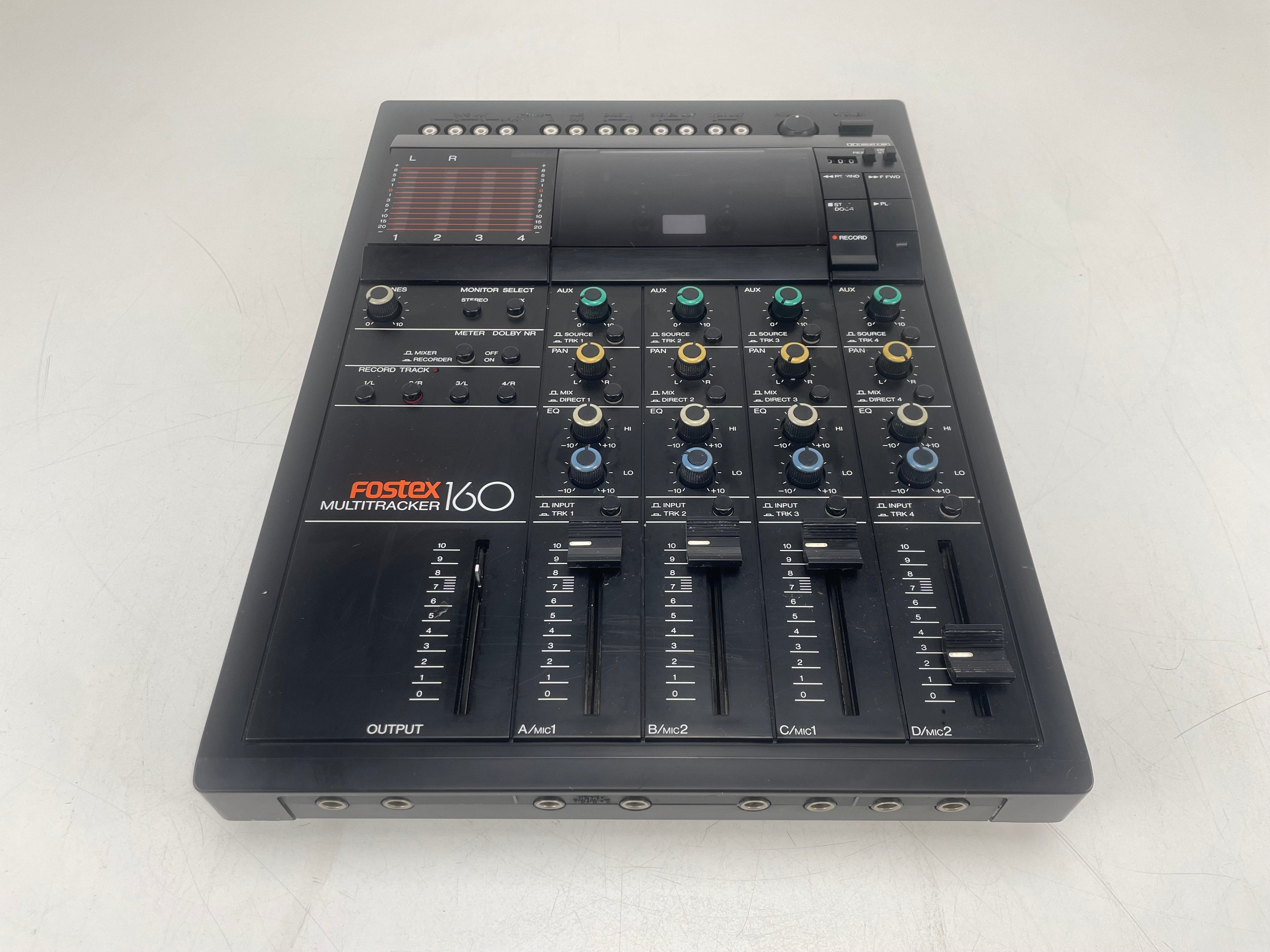 Fostex Multitracker 160 – 4-Track Cassette Recorder & Mixer – For Parts or Repair