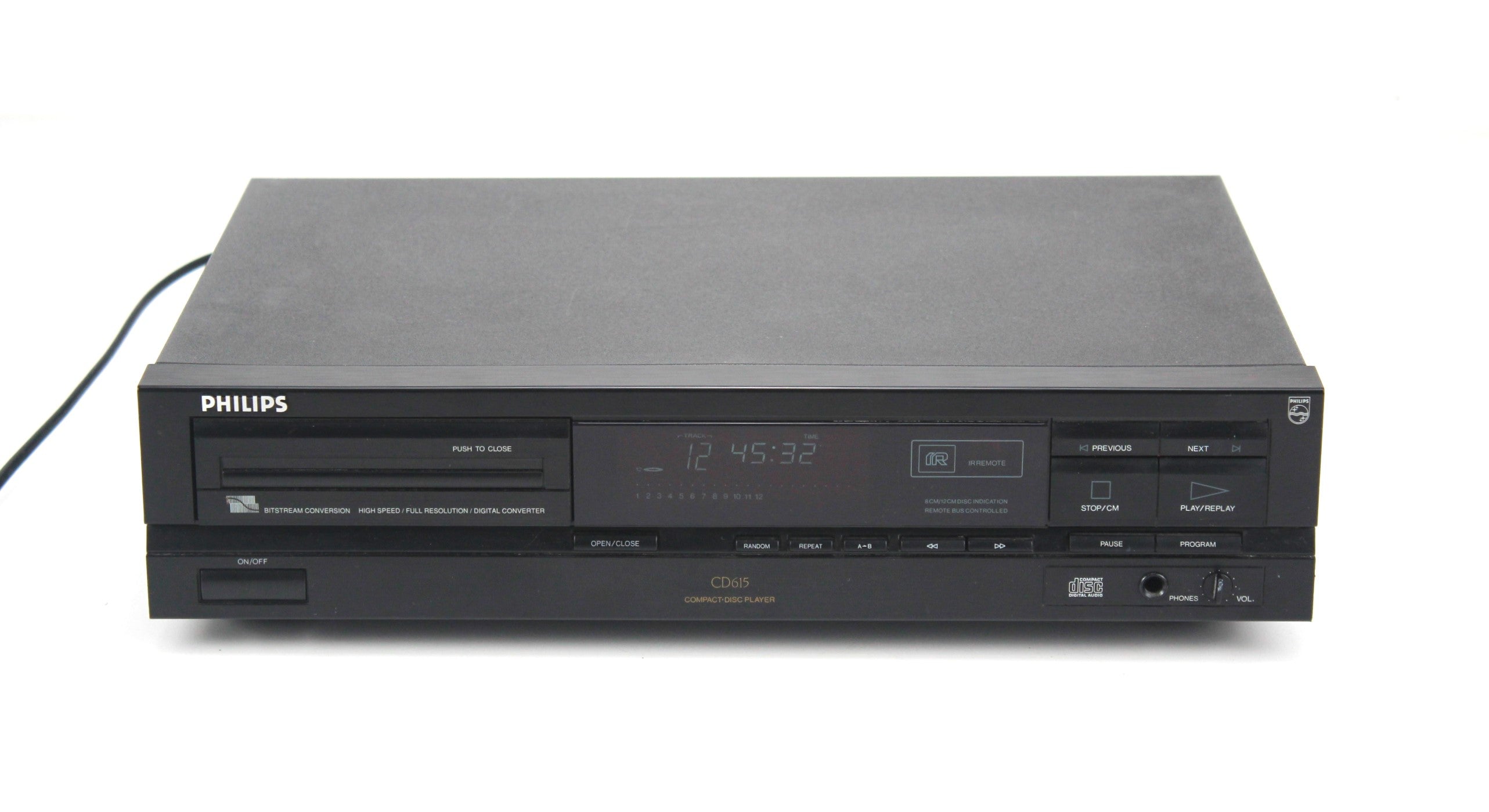 Philips CD615  Compact Disc Player - Working, read info