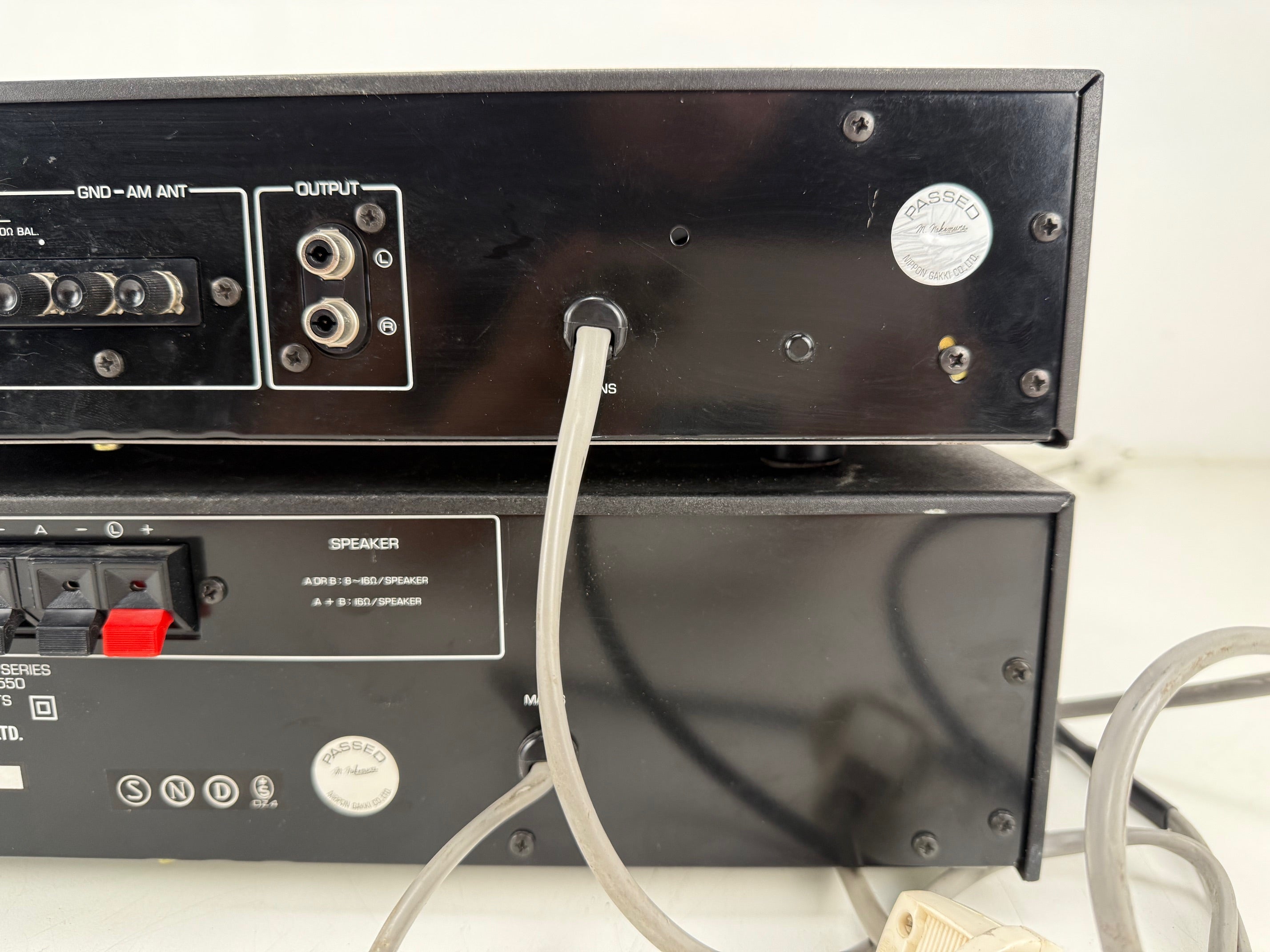 Yamaha T-550 Stereo Tuner / A-550 Stereo Amplifier Set - Serviced