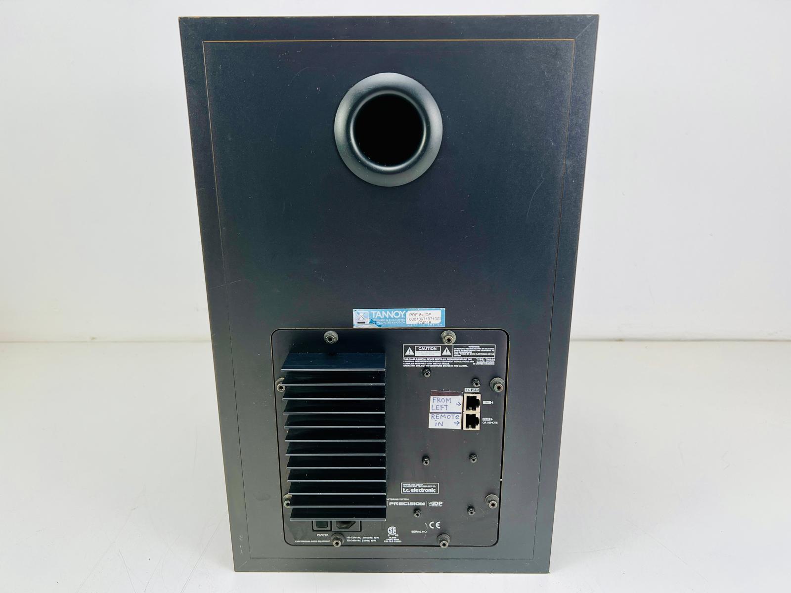 Tannoy PRECISION 8 IDP nearfield monitors (paar) en TS112 12" netwerksubwoofer